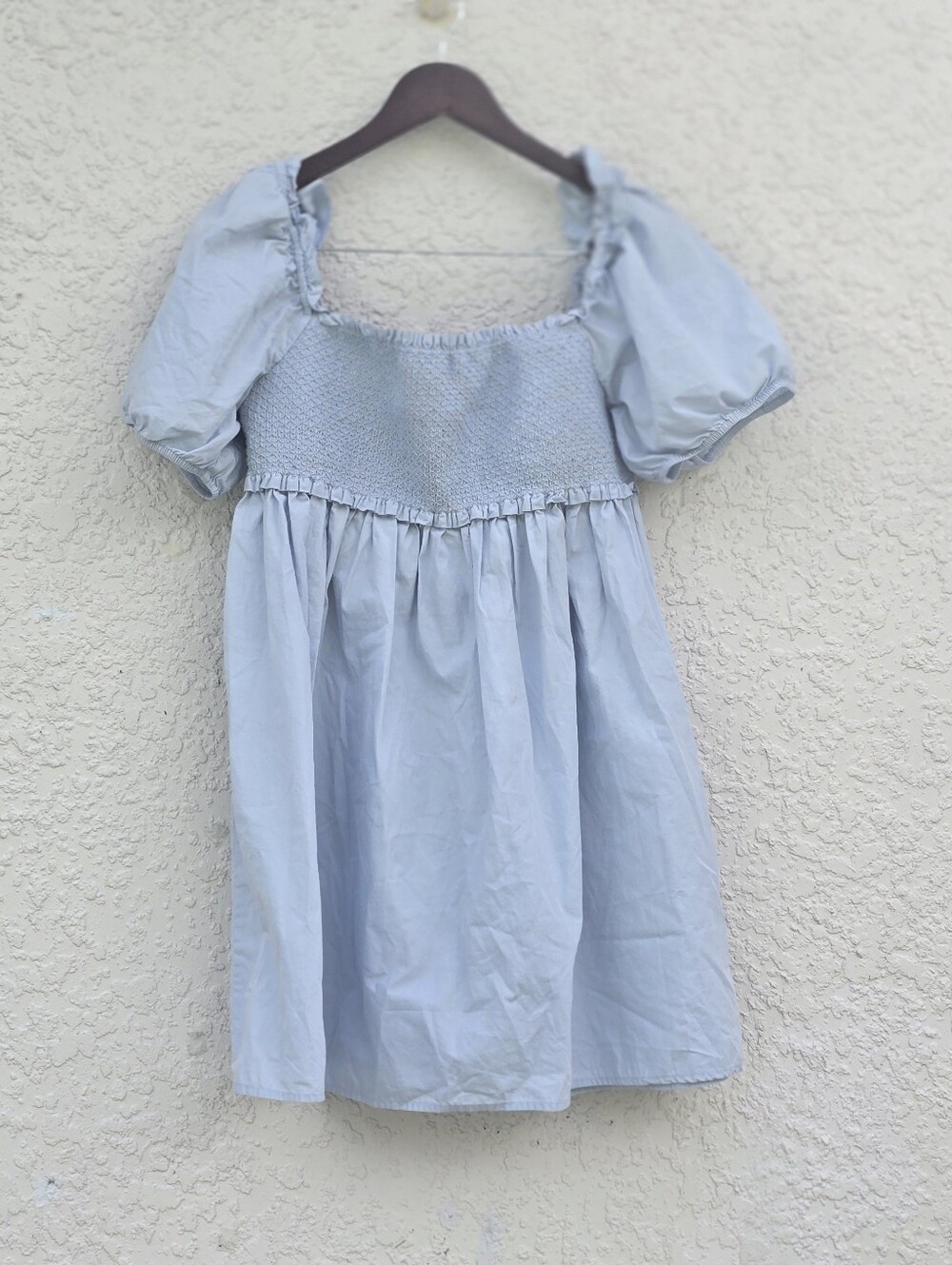 Sunday Best Blue Babydoll Dress - Picture 4 of 12